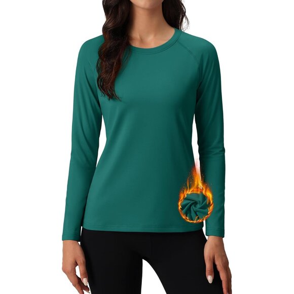 Other - Women's Thermal Fleece Pullover Long Sleeve Base Layer for Winter Warmth